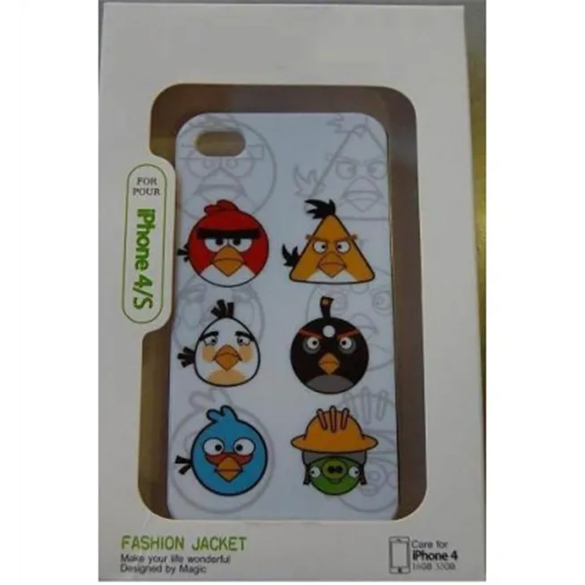 Protector iPhone 4 4s Angry Bird diseño 2
