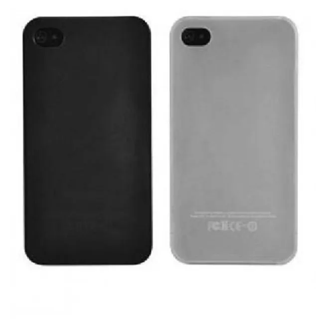 iPhone 4 Y 4S protector blanco plastico transparente 28024B