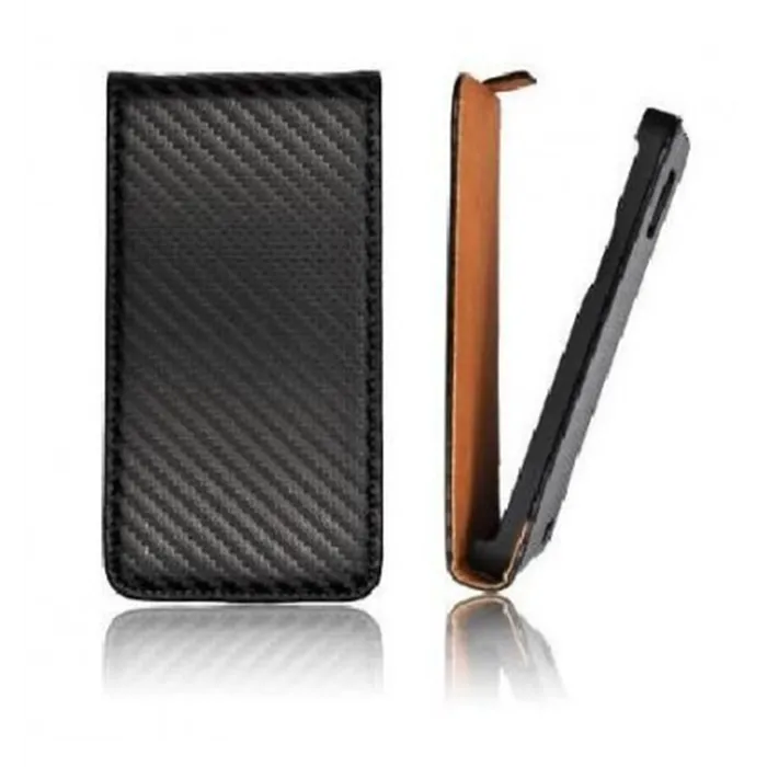 IPF023 Funda slim iPhone 4G/4S vertical carbono