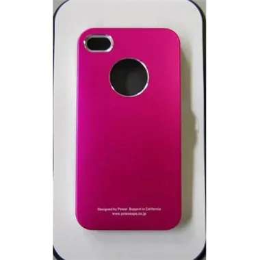 Protector iPhone 4 4s aluminio anodizado fuxia