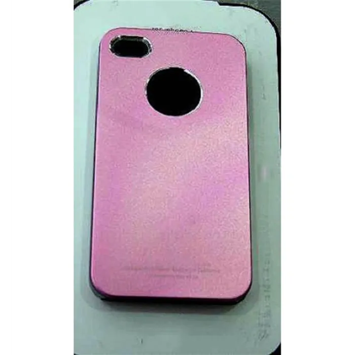 Protector iPhone 4 4s aluminio anodizado rosa