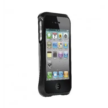 iPhone 4 4s bumper aluminio reforzado negro 28030A