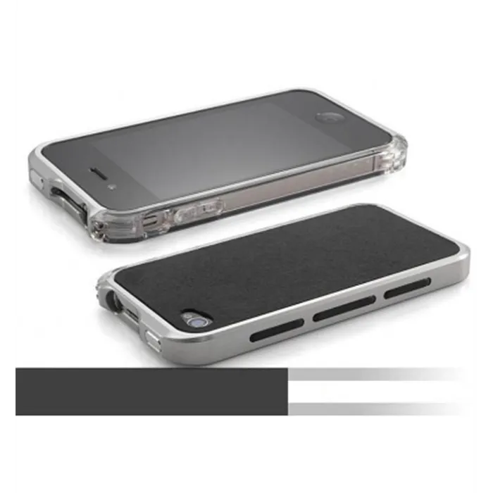 iPhone 4-4S protector Bumper Vapor COMP Plata