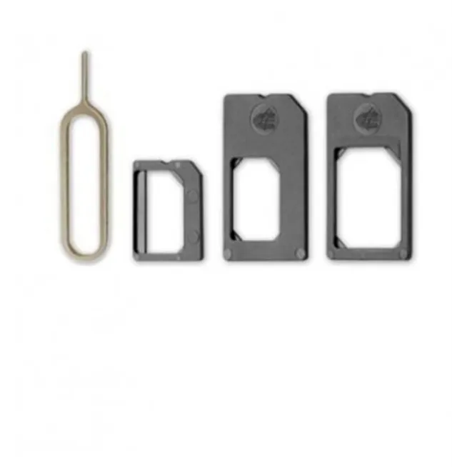 Adaptador Microsim + Nanosim para iPhone 4, 4s, 5