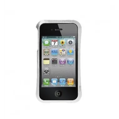 iPhone 4 4s bumper aluminio reforzado plata 28030B