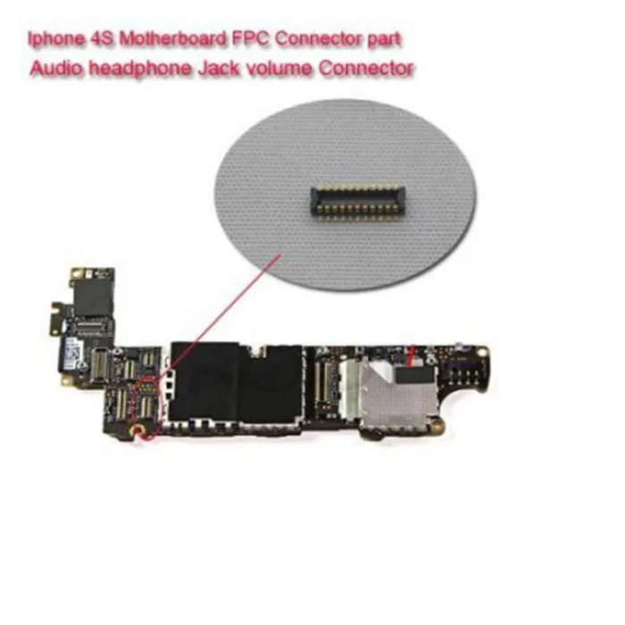 iPhone 4s conector FPC jack audio premium