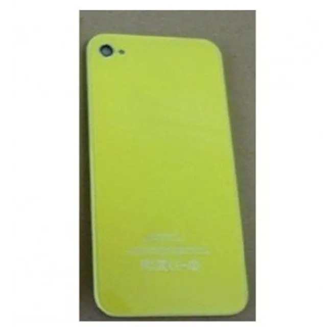 iPhone 4s cristal trasero amarillo