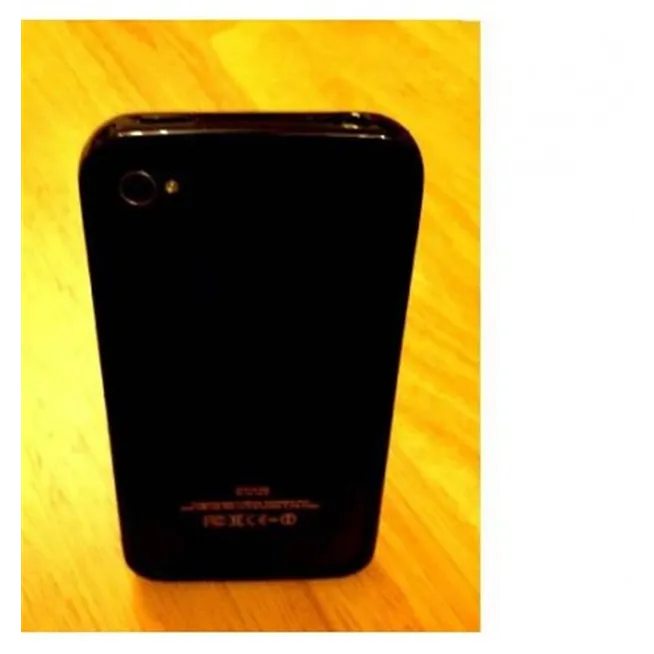 Kit logo iluminado marron iPhone 4S Negro