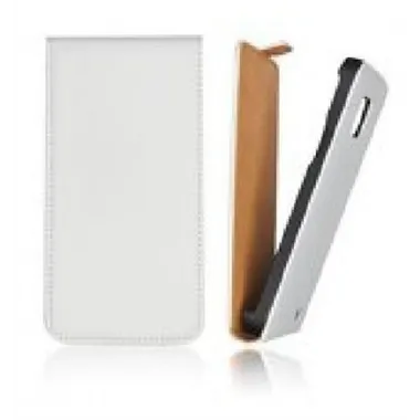 IPF004 Funda Slim iPhone 5 vertical blanca