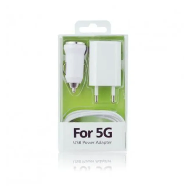 Cargador iPhone 5 5C 5S Todo en 1 (COMP.IOS 7) Blanco