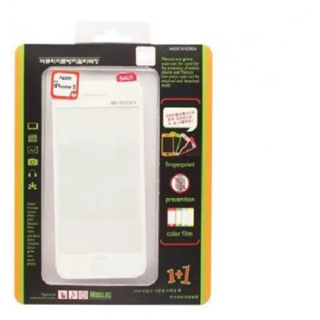 Protector adhesivo iPhone 5 blanco designed by Mercury