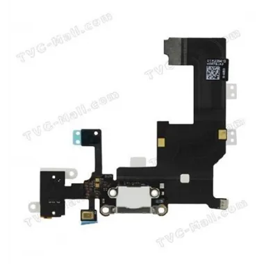 iPhone 5 cable flex conexión carga y accesorios blanco premium