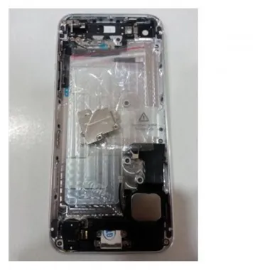 iPhone 5 carcasa central + tapa batería blanco + componentes