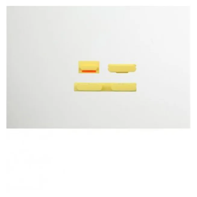 iPhone 5C Set 3 Piezas botones amarillo