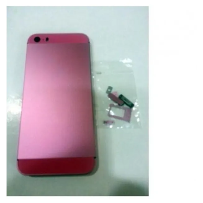 iPhone 5S Carcasa central + Tapa batería rosa
