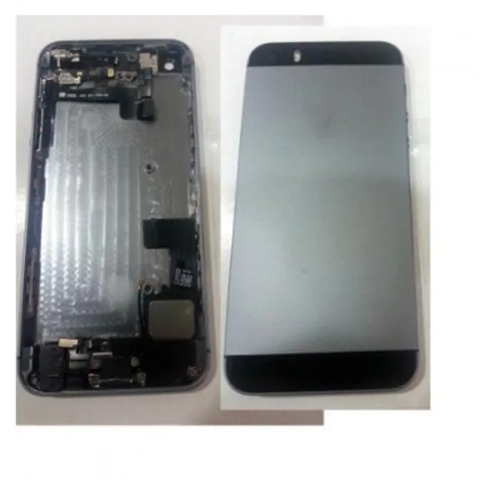 iPhone 5S Carcasa central + Tapa batería negro + componentes