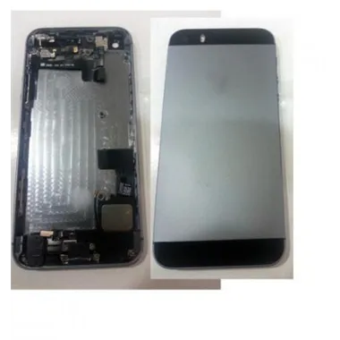 iPhone 5S Carcasa central + Tapa batería negro + componentes