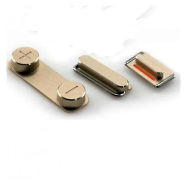 iPhone 5S SE Set 3 Piezas Botones gold premium
