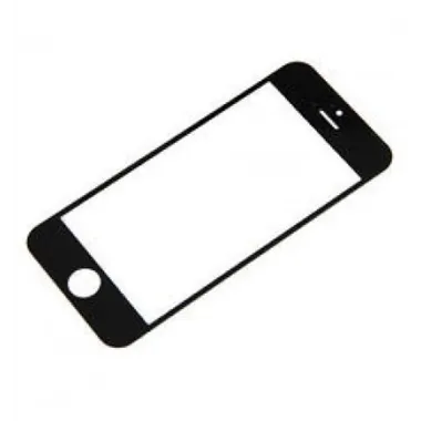 iPhone 5 5C 5S 5SE Cristal negro