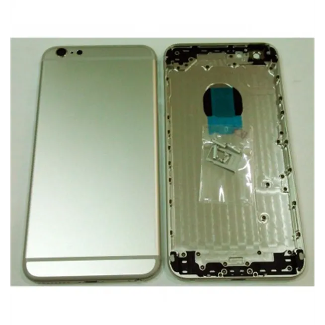 carcasa o marco central para iPhone 6 Plus mas tapa trasera o tapa bateria blanca calidad premium