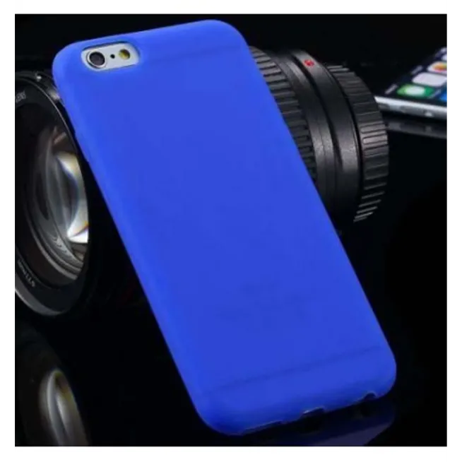 iPhone 6 6S protector tpu gel azul