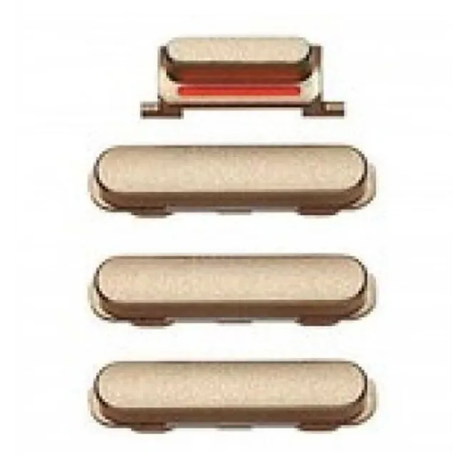iPhone 6 set 4 botones dorado premium