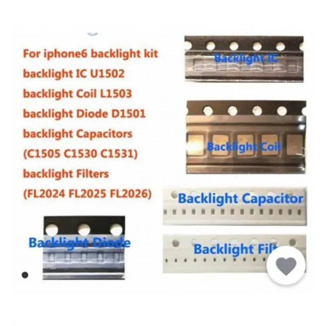 IPhone 6 set 5 piezas reparacion backlight premium