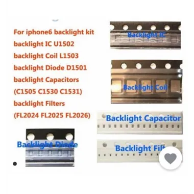 IPhone 6 set 5 piezas reparacion backlight premium