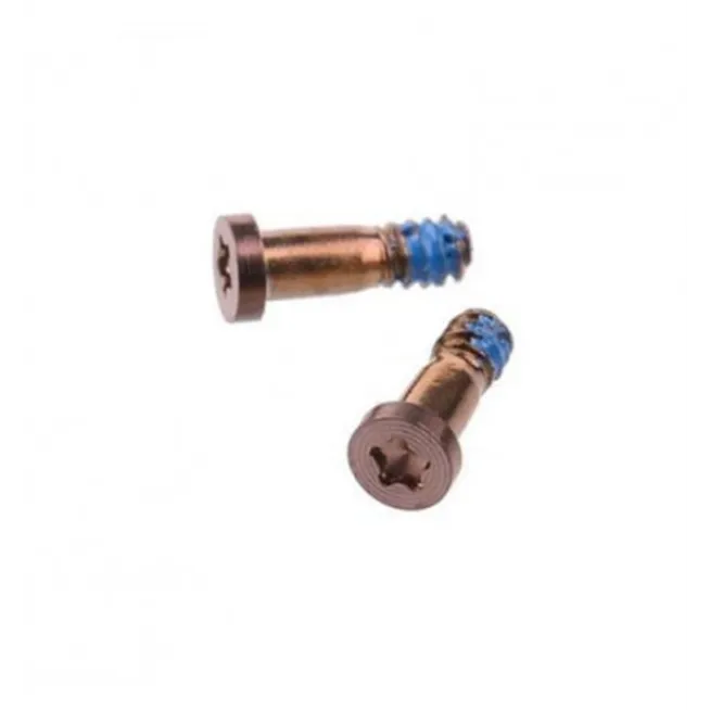iPhone 6S set 2 piezas tornillos dorados conector de carga o