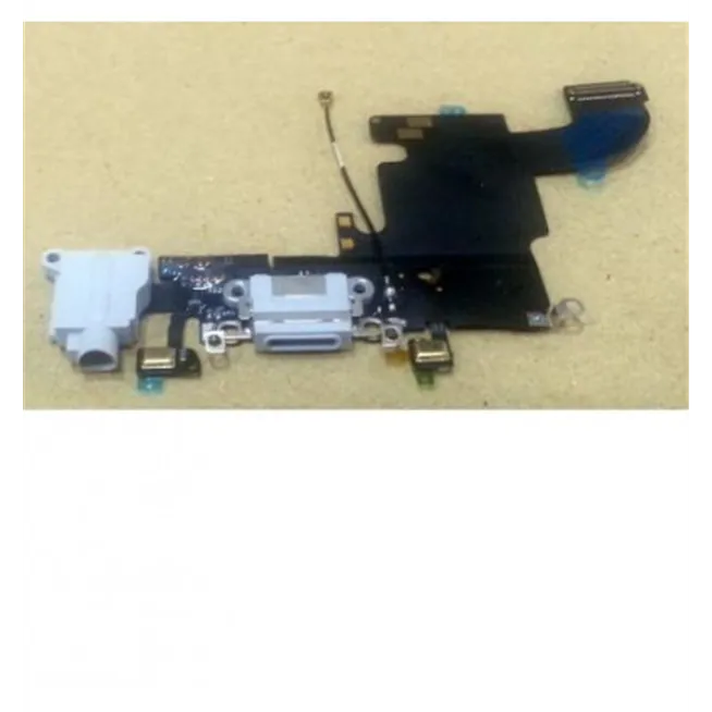 iPhone 6S flex conector de carga y jack audio gris premium