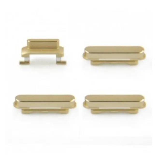 iPhone 6s set 4 piezas botones dorado premium