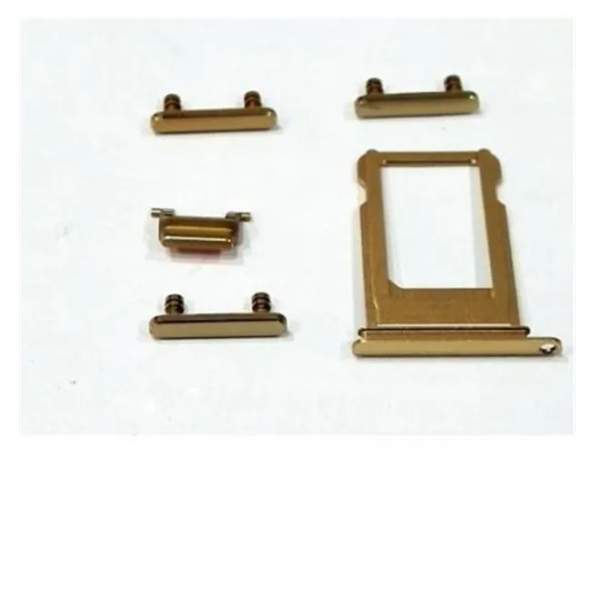 iPhone 7 plus set 5pcs pequeñas partes dorado
