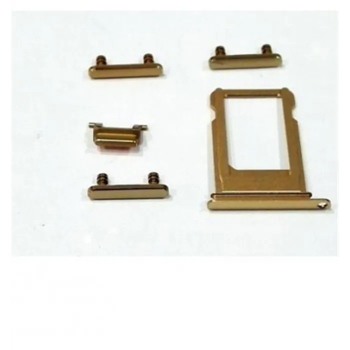 iPhone 7 plus set 5pcs pequeñas partes dorado