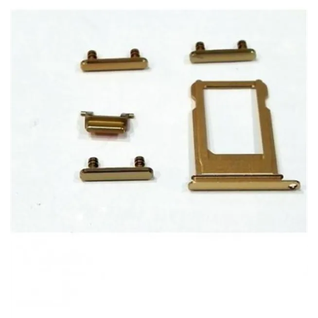 iPhone 7 set 5pcs pequeñas partes dorado