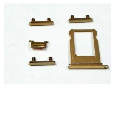 iPhone 7 set 5pcs pequeñas partes dorado