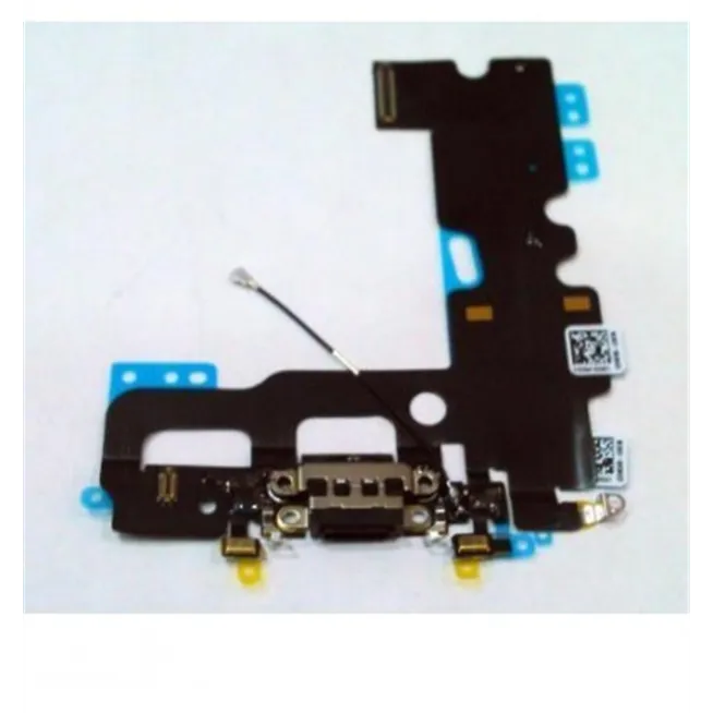 iPhone 7 flex conector de carga negro + microfono premium