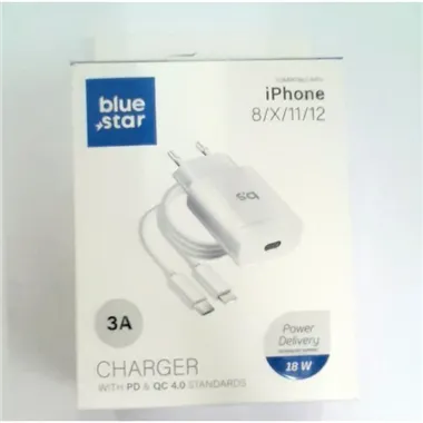 Cargador red para IPhone 8 X 11 12 3A 18W