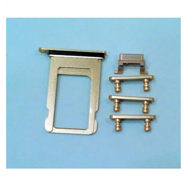 IPhone 8 A1863 A1905 A1906 8 Plus A1864 A1897 A1898 set soporte sim y botones rosa premium