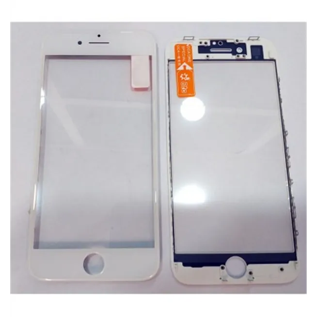 IPhone 8 A1863 A1905 A1906 cristal blanco + marco blanco + lamina oca