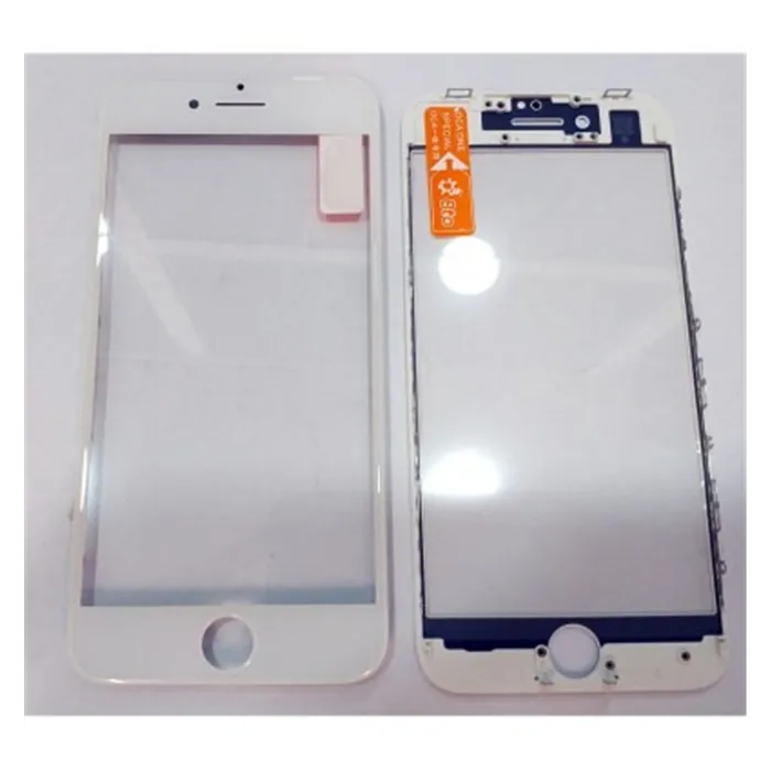 IPhone 8 A1863 A1905 A1906 cristal blanco + marco blanco + lamina oca