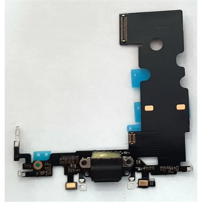 Flex puerto carga negro para IPhone 8  compatible