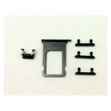 IPhone 8 A1863 A1905 A1906 8 Plus A1864 A1897 A1898 SE 2020 soporte sim y botones negros premium