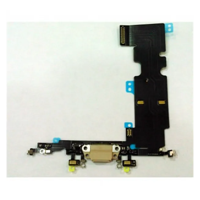 IPhone 8 Plus A1864 flex carga dorado premium