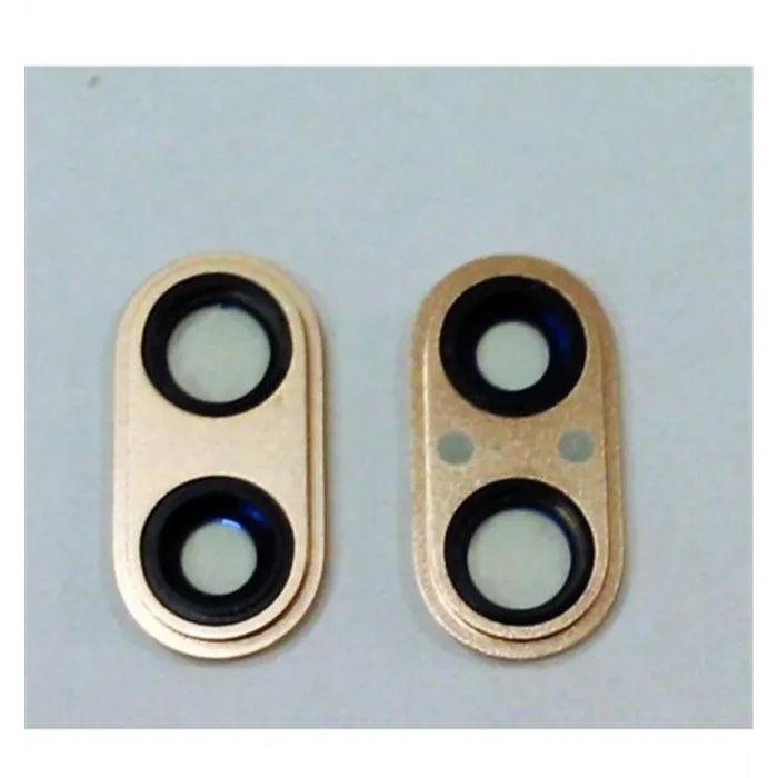 IPhone 8 Plus A1864 cubierta camara dorada premium