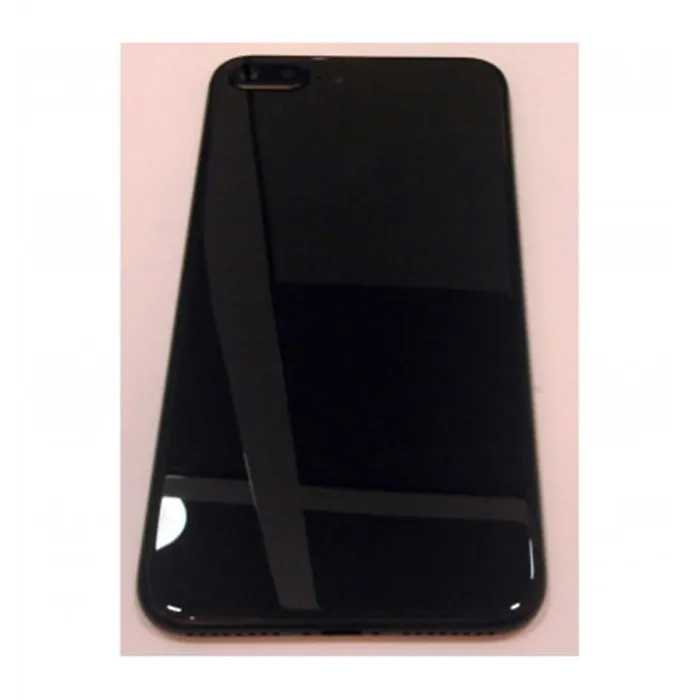 IPhone 8 Plus A1864 A1897 A1898 carcasa central o marco + tapa trasera o tapa bateria negra