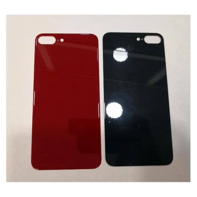 Tapa trasera o tapa bateria roja facil instalacion para IPhone 8 Plus A1864 A1897 A1898