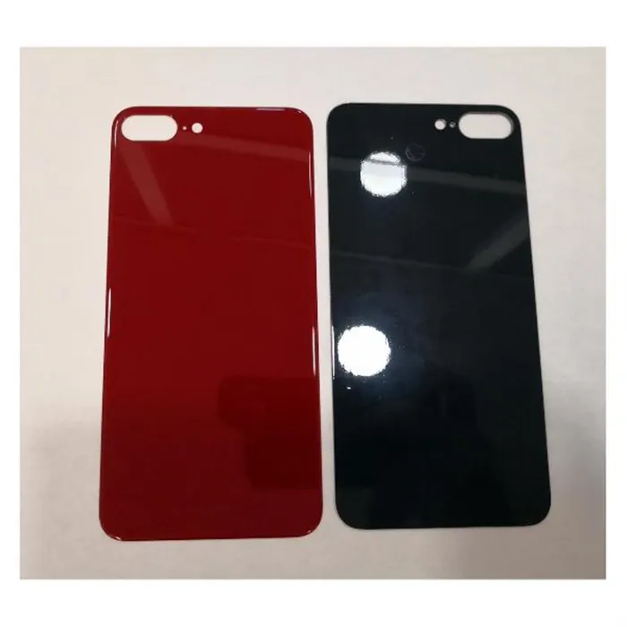 Tapa trasera o tapa bateria roja facil instalacion para IPhone 8 Plus A1864 A1897 A1898