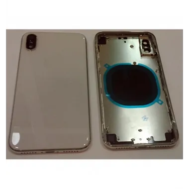 iPhone X A1865 A1901 A1902 carcasa central o marco + tapa trasera o tapa bateria blanca