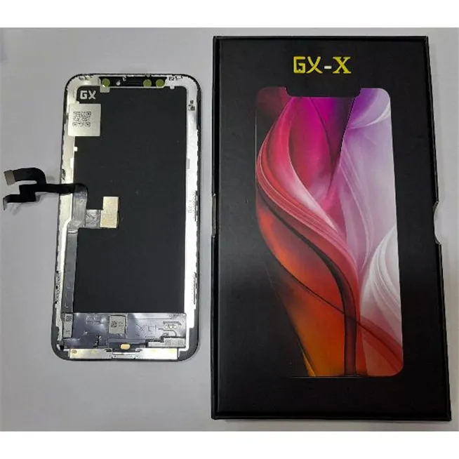 NUEVA CALIDAD Pantalla GX Hard Oled para IPhone X A1865 A1901 A1902 mas tactil negro Calidad Media