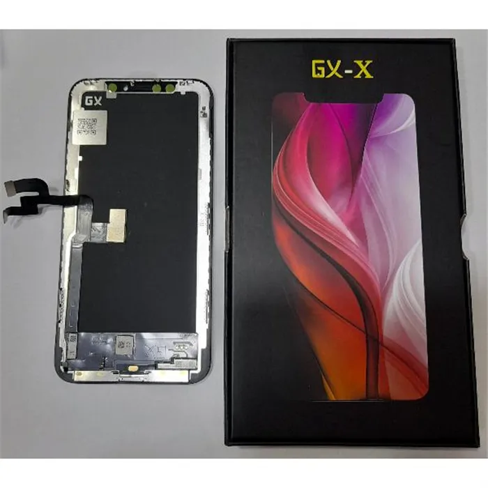 NUEVA CALIDAD Pantalla GX Hard Oled para IPhone X A1865 A1901 A1902 mas tactil negro Calidad Media